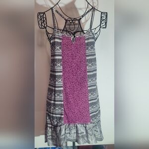 Roxy Girl Spaghetti Strap Mini Sundress Size 14/16 Large